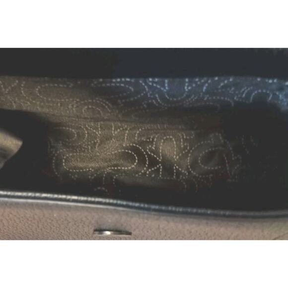 New True Religion Crossbody Shoulder Purse Bag Black Wide Adjustable Logo Strap - Picture 11 of 15